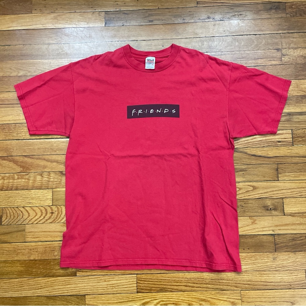 Vintage Y2K Friends Logo Television Show Graphic T Shirt Size XL Used